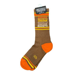 Gumball Poodle Chicken Nuggets Gym Socks NEW One Size Adults Made in the USA